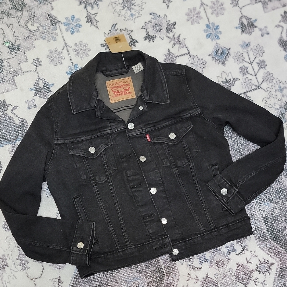 Levi's Classic Black Denim Jacket